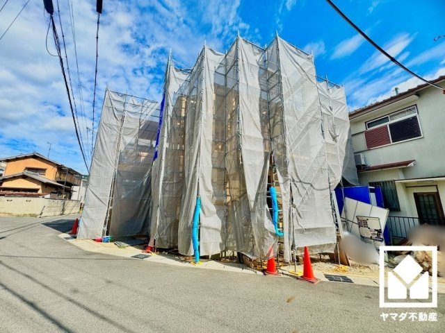 宇治市五ケ庄大林　1期の外観|8月11日　現地写真更新