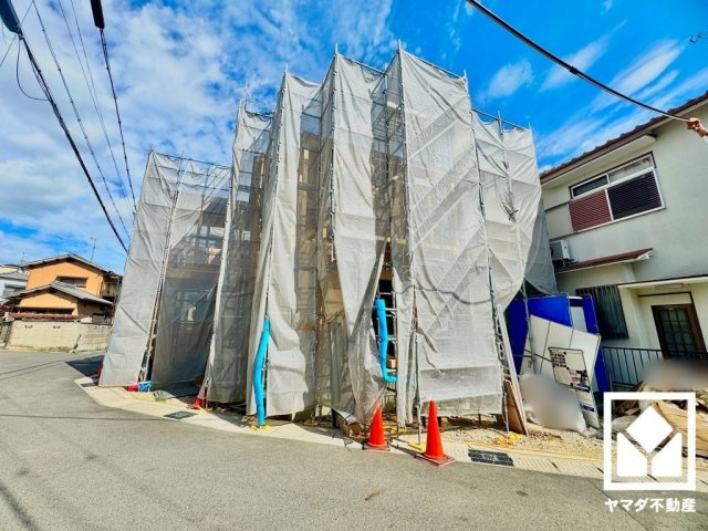 宇治市五ケ庄大林　1期の外観|8月11日　現地写真更新