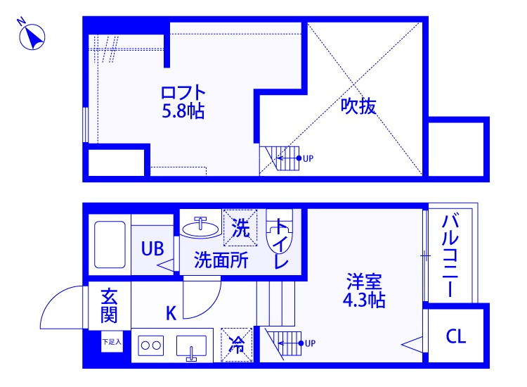 La floreの間取り