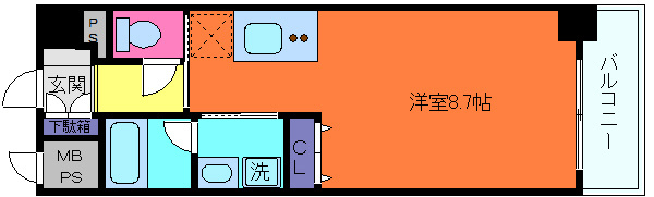 エル・セレーノ石屋川の間取り