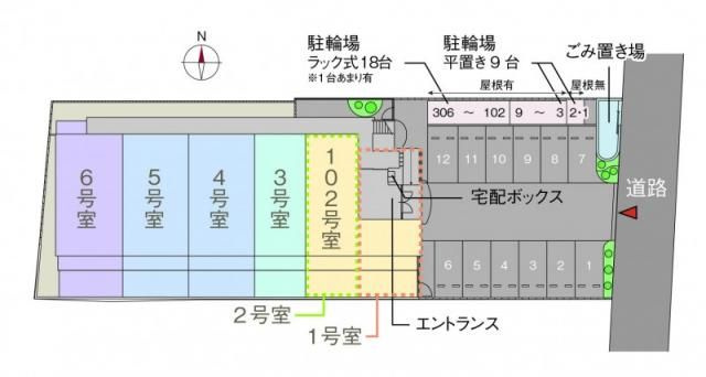 ジョウテン　ヒサリコの区画図