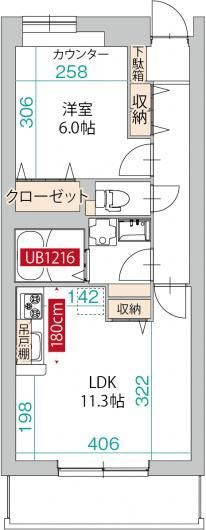 ジョウテン　ヒサリコの間取り