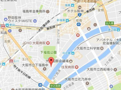 【地図】 | ＲＩＶＥＲ　ＦＯＲＤ中之島