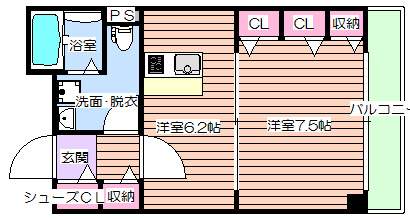 【間取り】 | ＲＩＶＥＲ　ＦＯＲＤ中之島