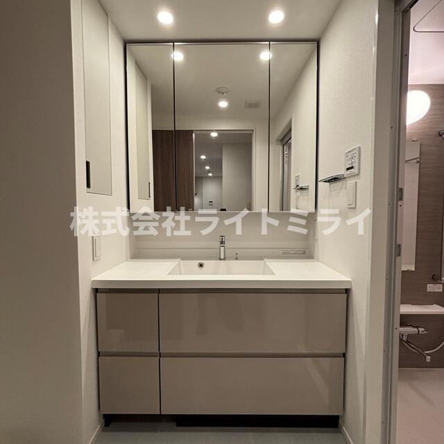パークアクシス文京本郷の洗面所|※写真は同タイプ住戸です。