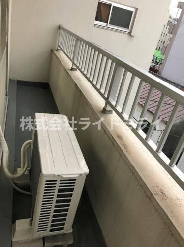 まんしょん早稲田のバルコニー