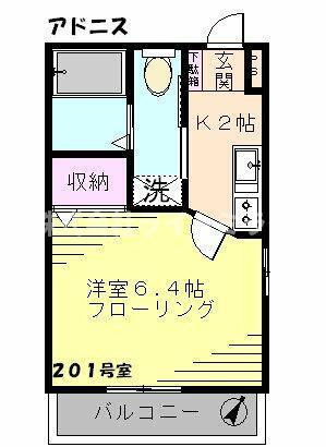 Ａｄｏｎｉｓ（アドニス）の間取り