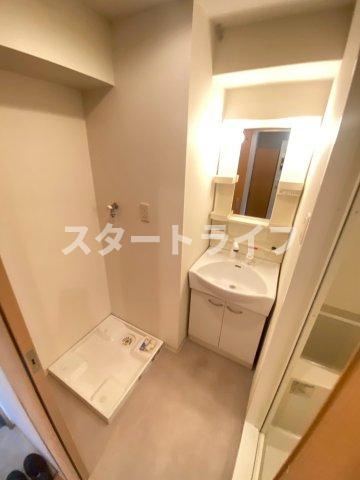 大阪市淀川区三国本町２丁目の賃貸マンションの洗面所