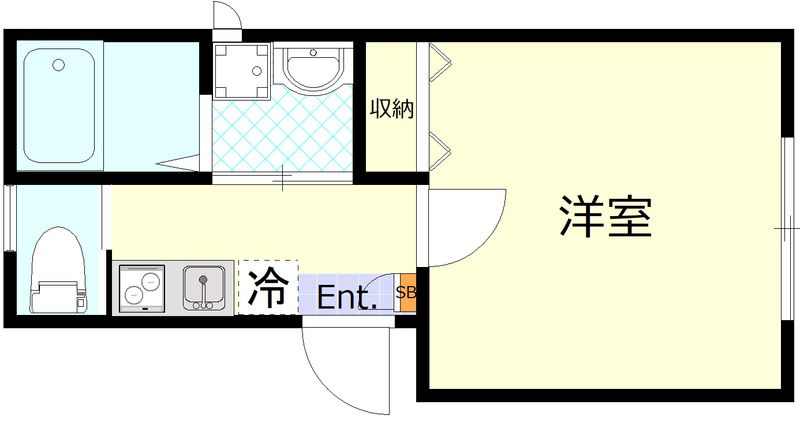 G.Flap東四つ木の間取り
