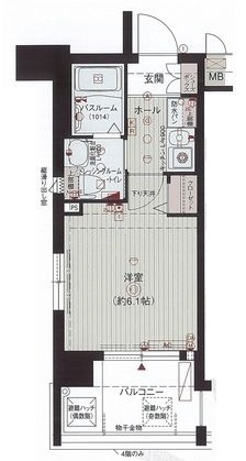 エステムプラザ京都五条大橋の間取り