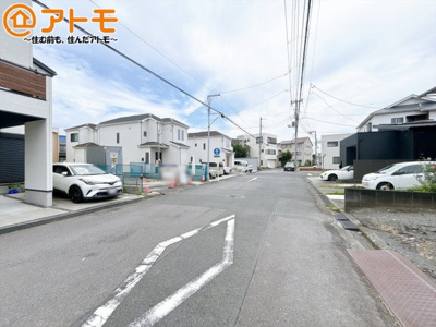 【前面道路含む現地写真】 | 沼津市本字一丁田　新築一戸建て　全1棟