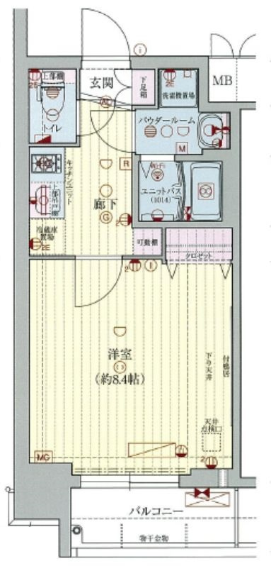 プレサンス京都洛南の間取り