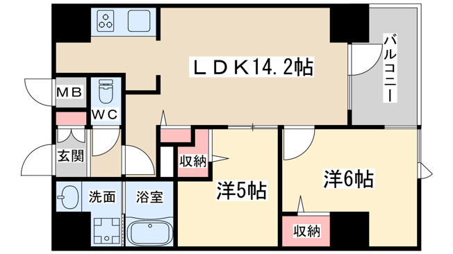 【間取り】 | グリーンサイト南森町