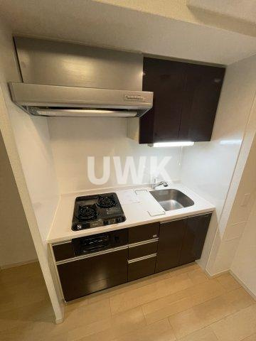京都市下京区材木町の賃貸マンションのキッチン