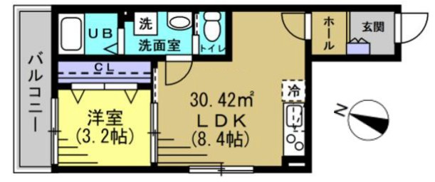 シャイネクス馬橋の間取り