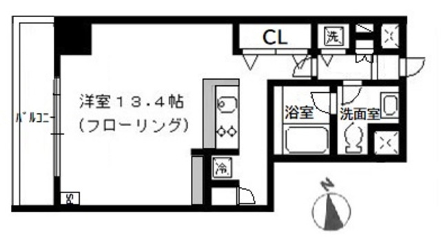 Ａｚａｌｅｅ　Ｋ・２の間取り