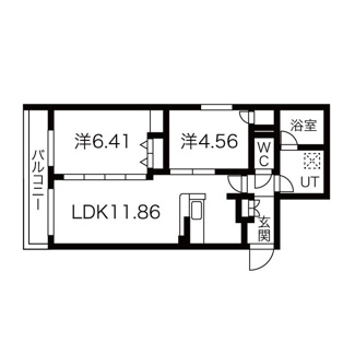 【間取り】 | イスターナイマイ鴨川西