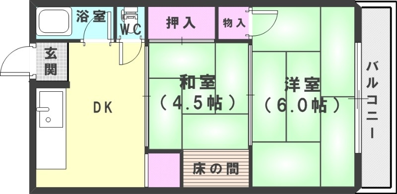 岩伴荘の間取り