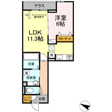 ゼフィールの間取り