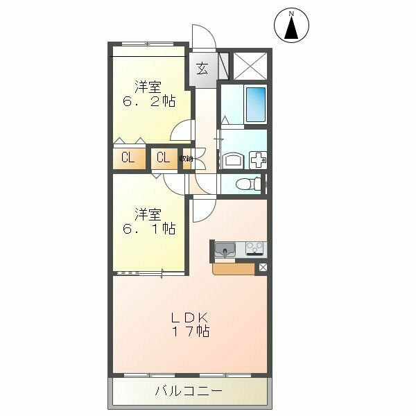 アソシアの間取り