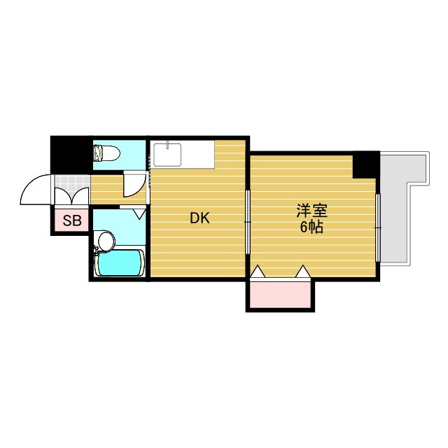 ローズコーポ新大阪7の間取り