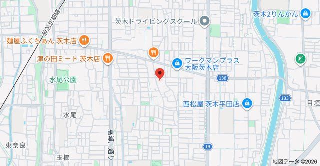 玉瀬ハイツの地図