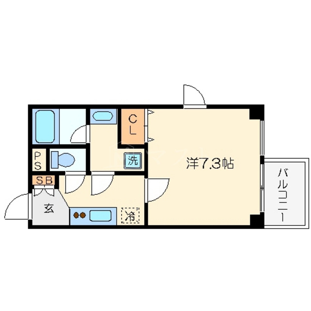エスライズ本町東の間取り
