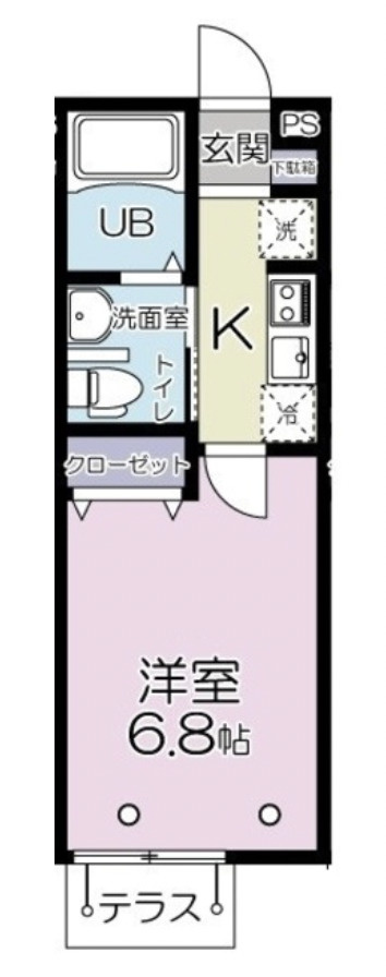 グランビル清水の間取り
