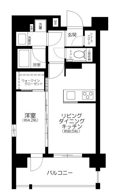 プレシス北浦和ディアラの間取り