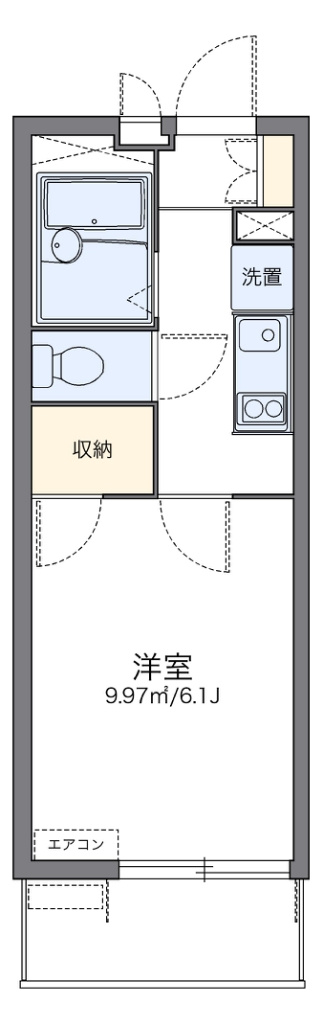 レオパレスファルケ の間取り