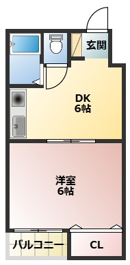 サンティール門真の間取り