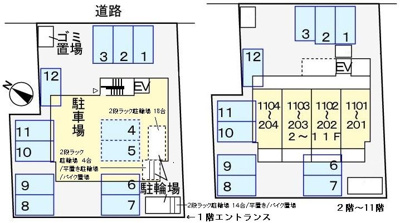 【駐車場】 | フェイバーＪ.Ｏ－6（フェイバーＪ.Ｏ－ＸⅠ）