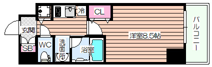【間取り】 | ブロード塚本駅前レジデンス