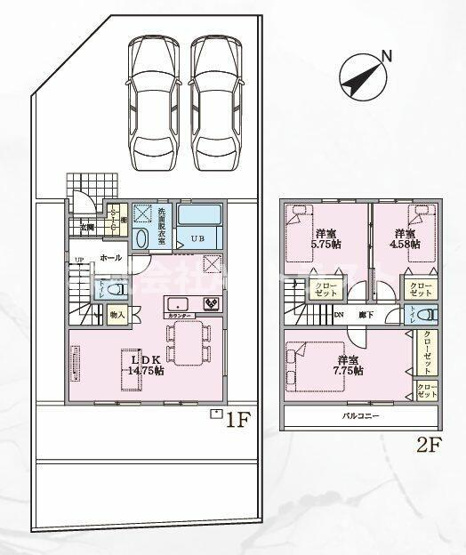 【間取り】 | ABF岩槻区南辻戸建A棟