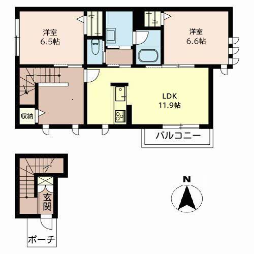 プロヌーブ東山の間取り