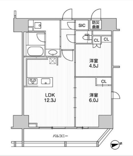レジデンシャル町屋の間取り