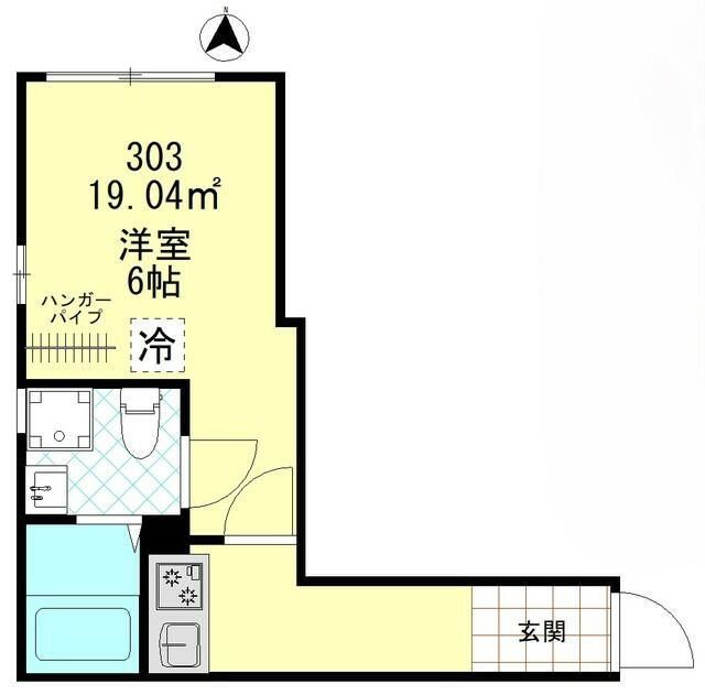 クレール蓮根の間取り