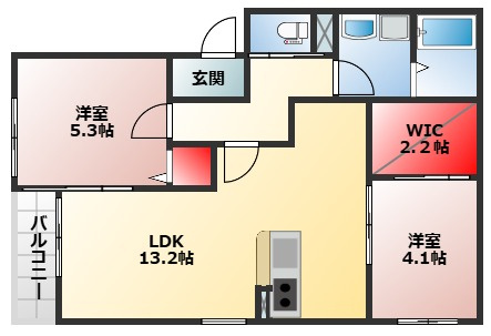 【間取り】 | レジーナ北野田