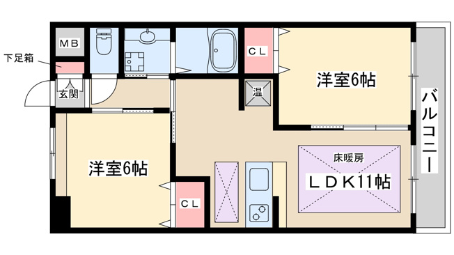 【間取り】 | 第20関根マンション