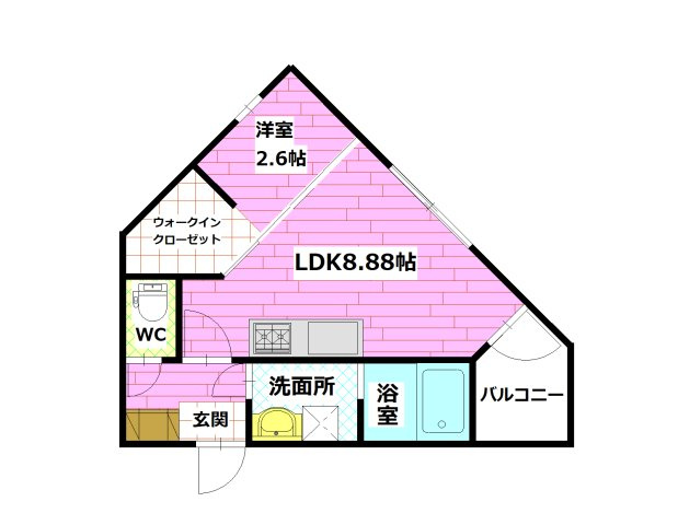 Esperanza青崎の間取り