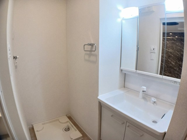 宗像市大井のアパートの洗面所
