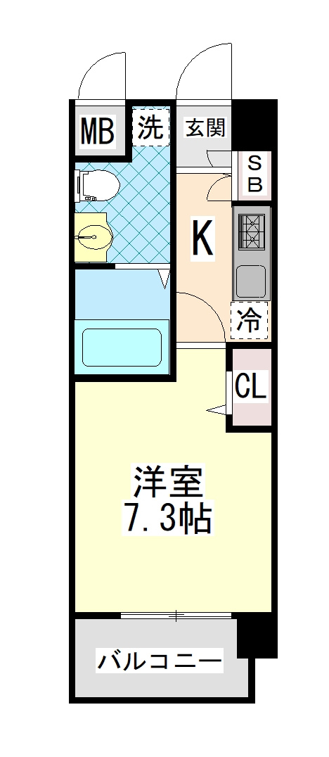 アルファレガロ甲南山手の間取り
