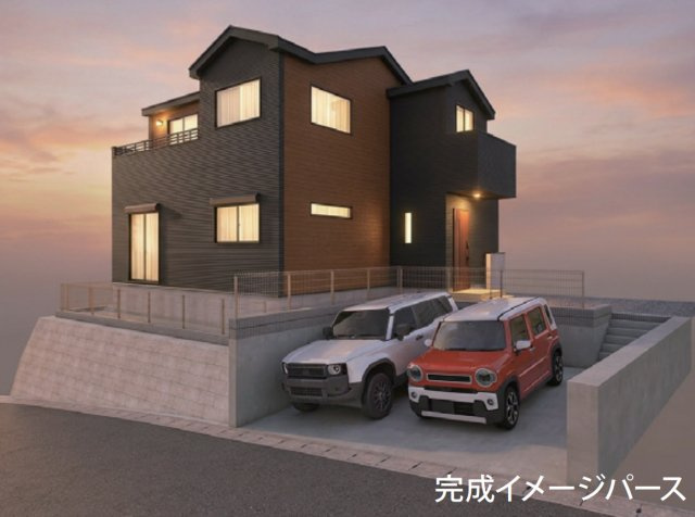 横浜市金沢区富岡西4丁目 新築戸建て【仲介手数料無料】カースペース2台