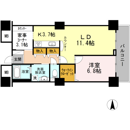 【間取り】 | 品川シーサイドビュータワー Ⅱ