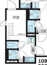 【間取り】 | TERRACE代々木上原（テラスヨヨギウエハラ） | インターネット無料♪敷金0円礼金0円♪オートロック付き