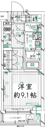 レガリス明大前の間取り