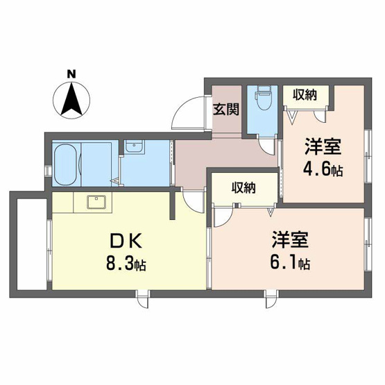 【間取り】 | パレスデュオ・照