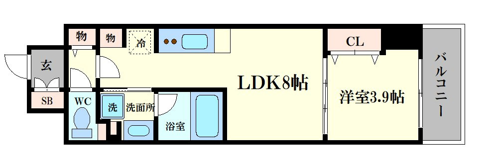 アーバネックス西本町の間取り