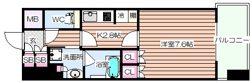 【間取り】 | アビティ江坂