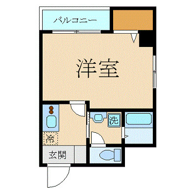 スカイコート銀座東第2の間取り